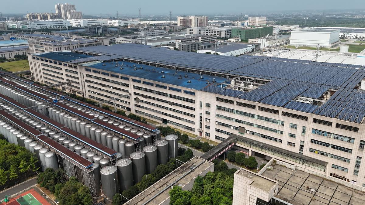 Rooftop view of commercial solar array showing solar energy panel benefits through clean installation and unobstructed sun exposure